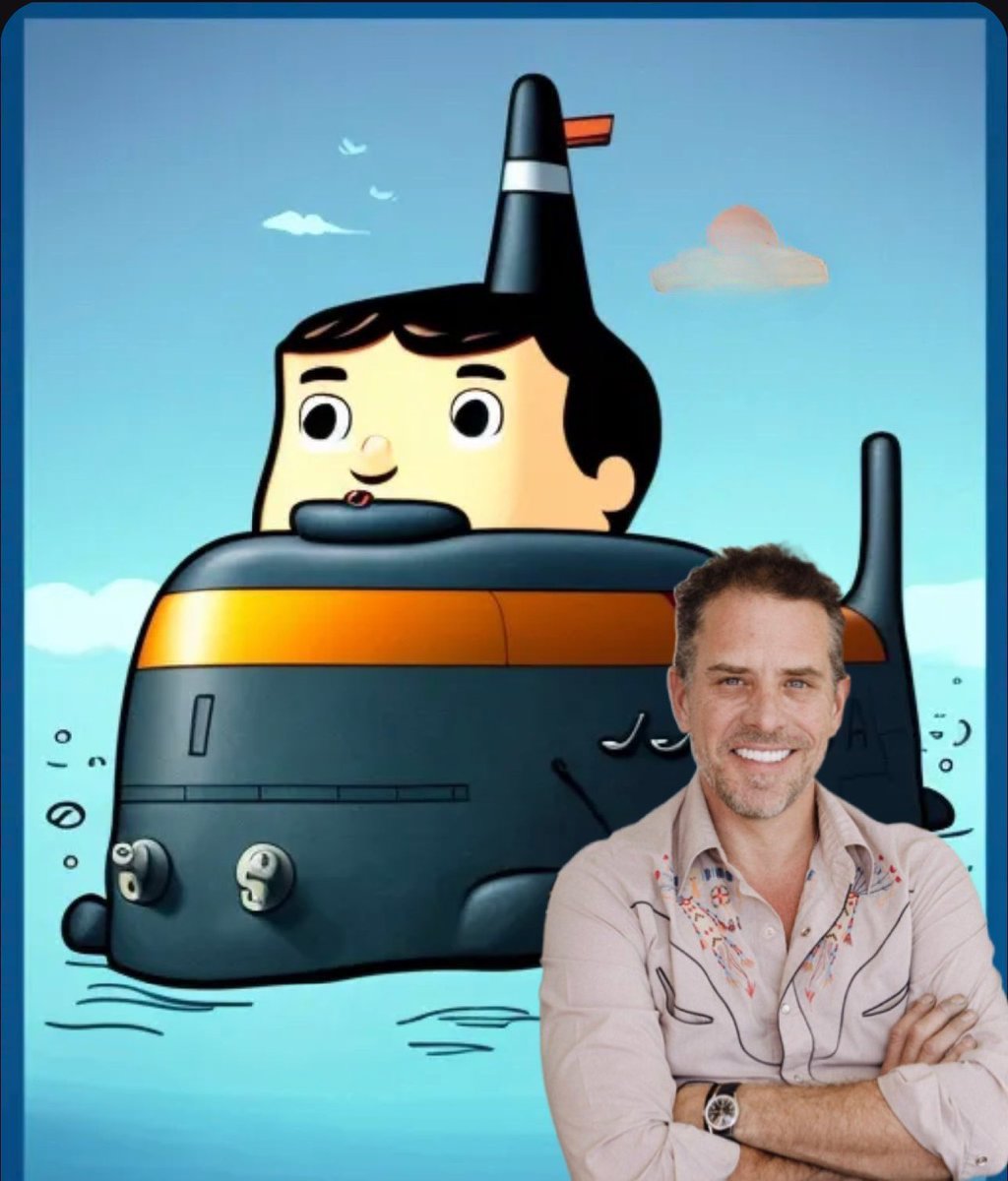 TheDelinquentD's tweet photo. 🚨 Breaking 🚨 

Hunter Biden painting of missing submarine sells for $10 million. https://t.co/KMhuFCAMt0