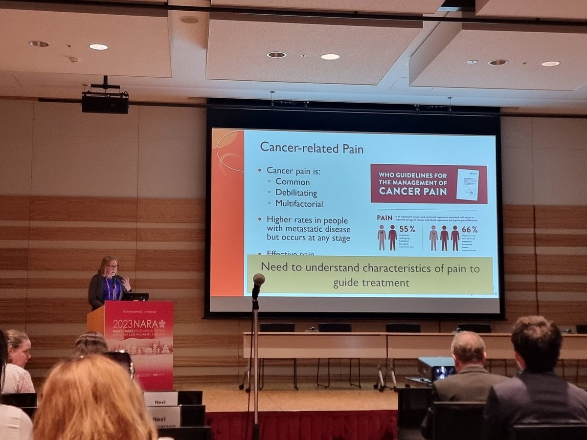 Fantastic masterclass on neuropathic pain in cancer by <a href="/zannaspark/">Susanna Park</a> at #MASCC23 
<a href="/MASCC_JSCC/">Supportive Care in Cancer: Springer Journal</a>