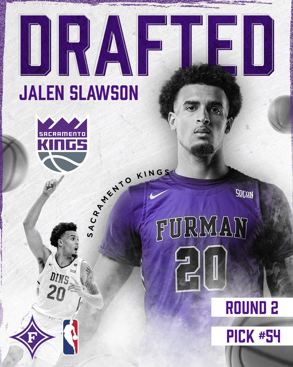 SAC Town bound! Congratulations to <a href="/jalenslawson/">jay slawson</a>! The @sacramentokings just got a stud and an absolute WINNER at pick #54 in the NBA Draft!
#AllDIN #BetterTogether #NBADraft2023