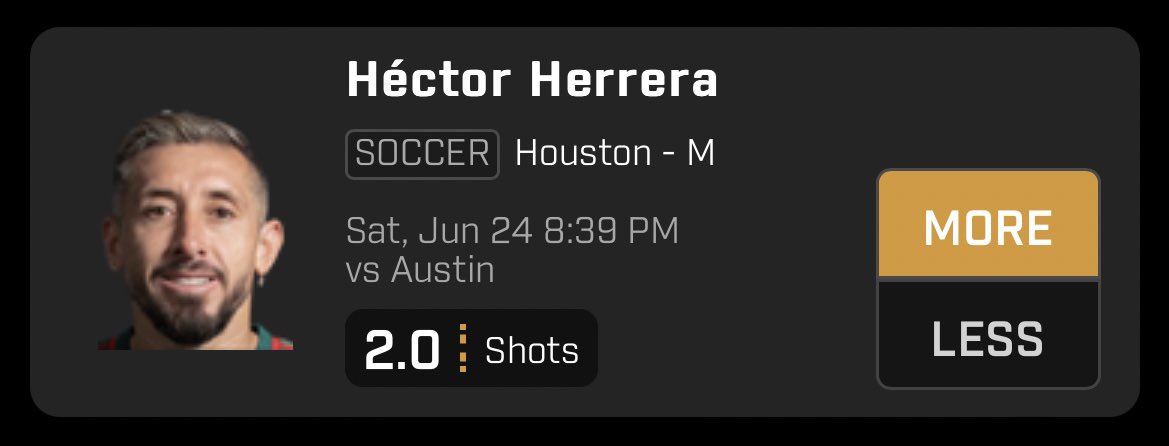 Herrera has played Austin FC twice this year, he has 12 shots in those 2 games🔒 #GamblingTwitter #DraftKings #PrizePicks #PlayerProp #PrizePicksPOTD #POTD #Underdog #MLS #Football #Soccer #SoccerPicks