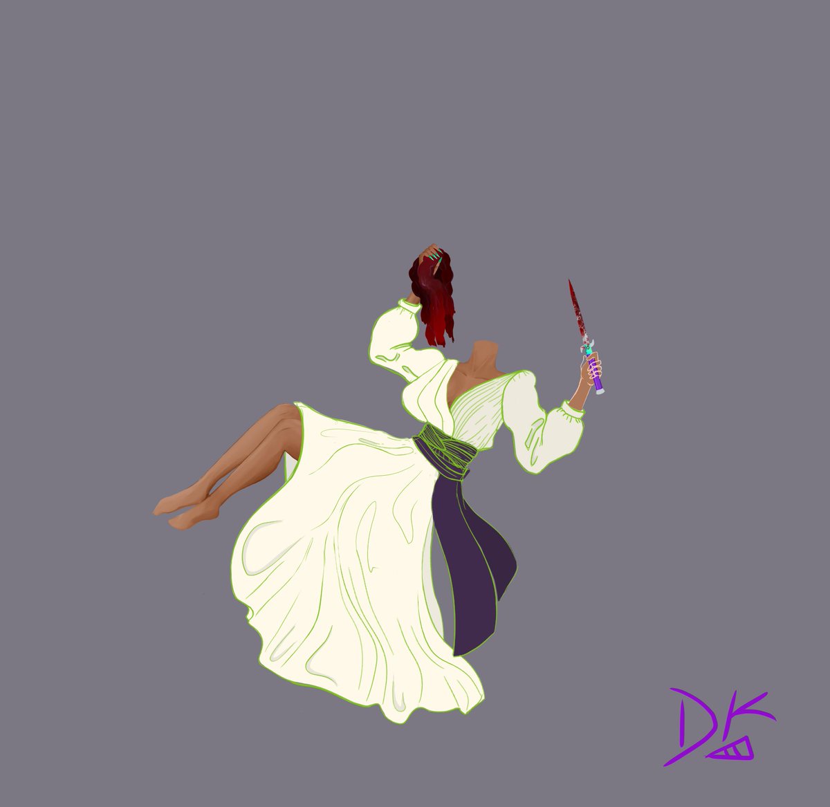 DkRlyeh's tweet photo. ART FOCUS DAY 1 IS A SUCESSSSSssss
got a lotta progress done today!
ALSO SHOUT OUT DEBUTE CRITTER @LiliPeonyx for the raid!
as well as the lovely @mikaykaybooboo !!
a fairy with a knife , now has new decor in hand!
#DKART
(follow bellow !) https://t.co/6pv2k6EU3l