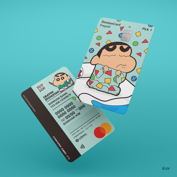 韓国・新韓銀行からプリペイド電子支払手段のカードとして、クレヨン