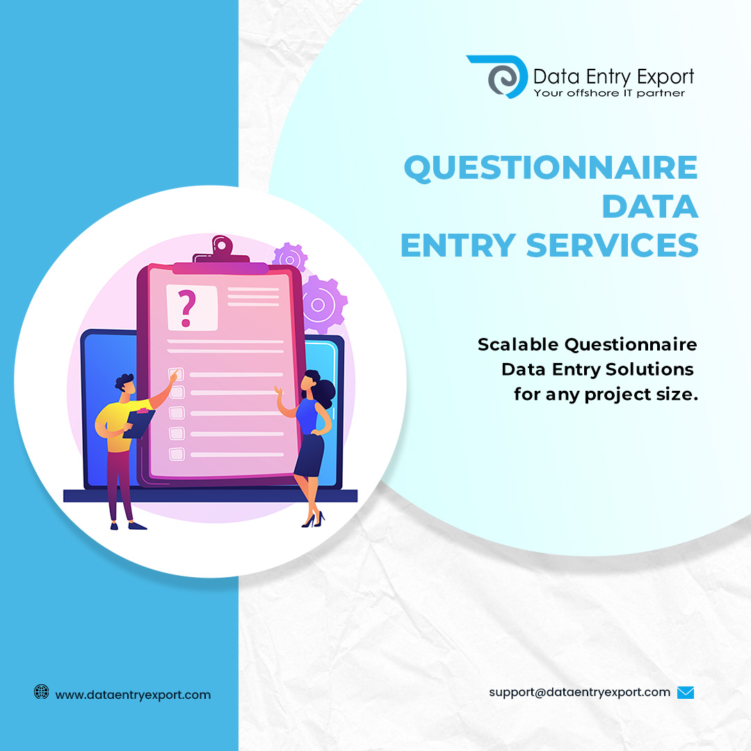 dataentryexport's tweet image. We offer top-notch questionnaire data entry services to help you get the job done quickly and accurately.

Read more: dataentryexport.com/questionnaire-…

Email us: support@dataentryexport.com

#questionnairedataentry #dataentry #bposervices #DataAccuracy #business