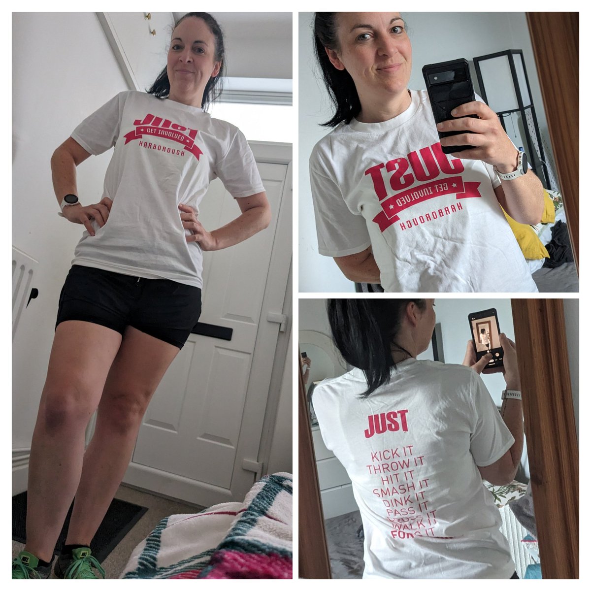 Lowiseowl's tweet photo. While you've been sleeping I've been catching the sun again🤭
6 minutes of running🤦🏻‍♀️I'll get there one day soon!
Got this t-shirt free yesterday from an event I went to-good encouragement to get up &amp; out! 
#JustGetInvolved
#running 
#sunrise 
#fridaymorning 
#Fridaymotivation https://t.co/CDRG4sctCh