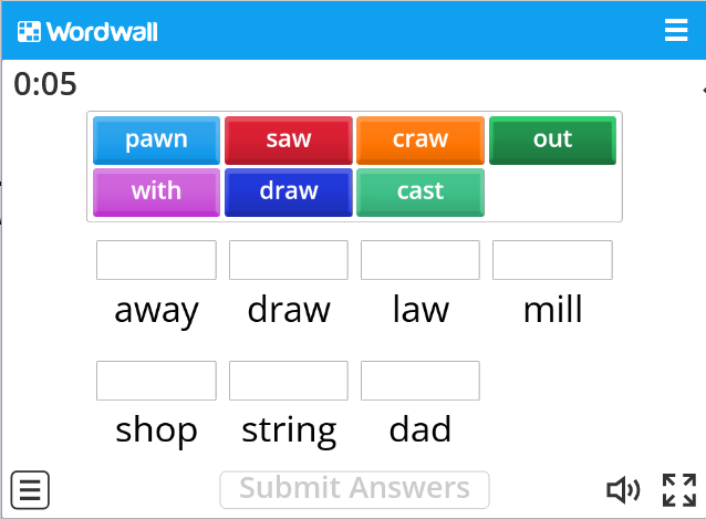 I4C: Compound Word Match Up. Drag and drop each keyword to make a compound word. i4c.xyz/y7hj8g2a #edchat #2ndchat #3rdchat #4thchat #langarts #ela