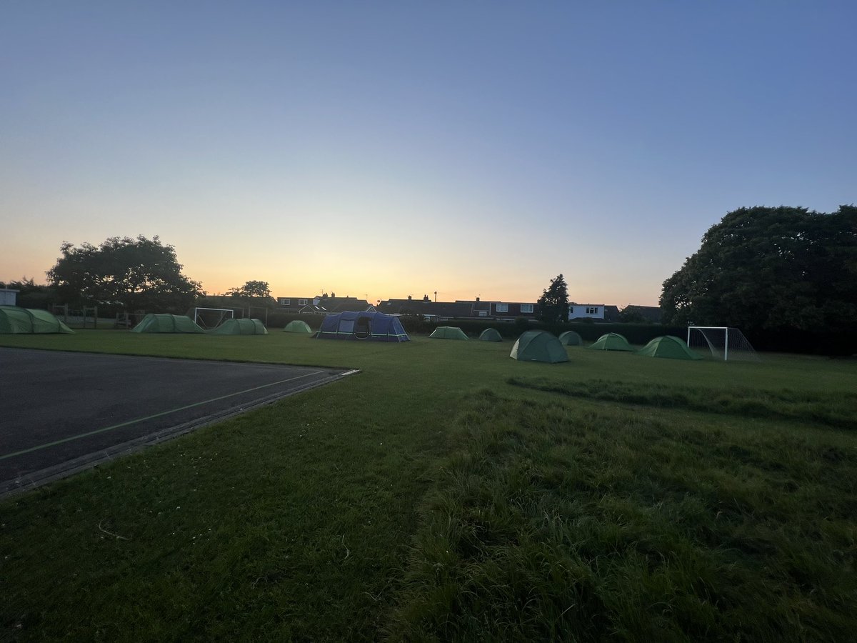 Goodnight from Y3 campers 🏕️