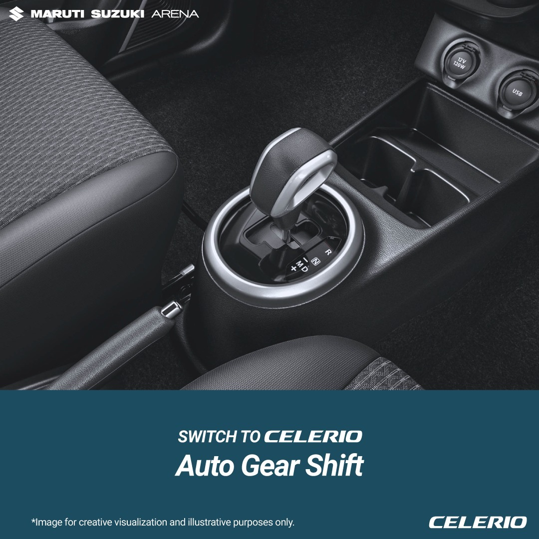 Keep calm & navigate through the city hustle with Celerio’s Auto Gear Shift feature.
#Celerio #CelerioCityVibes #DriveYourStyle #MarutiSuzukiArena