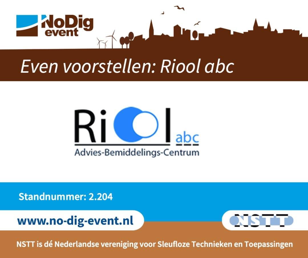 NoDigEvent's tweet image. Beste netwerk,

Nog maar vier maanden te gaan tot het evenement op 11 en 12 oktober! Vandaag willen we graag onze volgende exposant aan u voorstellen: Riool abc

#nodig
#sleufloos
#trenchless