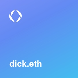 EnsSalesBot's tweet photo. dick.eth bought for 5.00 ETH (9,413.80 USD) on Opensea via Opensea Pro  #ENS #Web3Names #EnsNames  

https://t.co/J87yxSo5uS https://t.co/sdiMr4sUP2