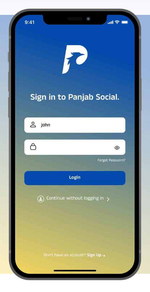 PanjabSocial's tweet photo. Some Mockup's from the app thats being build for both iOS and Android. https://t.co/Ric2QNHIj7