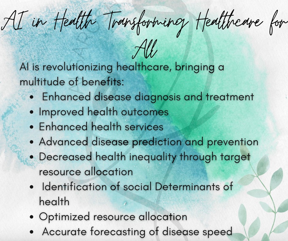 Let's harness the power of AI to create a healthier future for everyone. 
#aiinhealthcare #healthtech #futureofhealthcare #futureofhealth #SouthAsia #HealthForAll #aiforhealth #aisarosh #TGHN