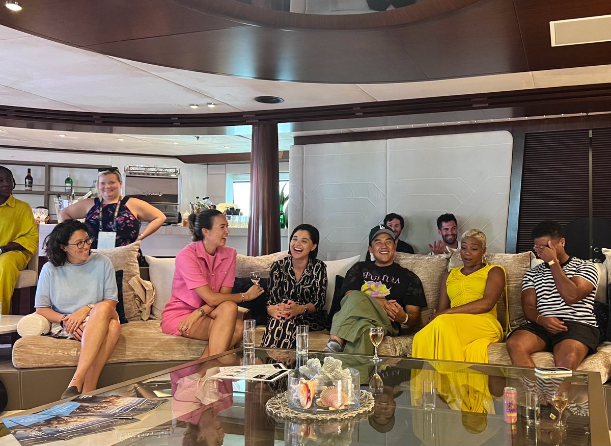 Cannes barely contain ourselves 

<a href="/TiffanyHaddish/">Tiffany Haddish</a> <a href="/AWengroff/">Ariel Wengroff</a> <a href="/avery_akkineni/">Avery</a> <a href="/bobbyhundreds/">bobbyhundreds</a> <a href="/ChrisLyons/">chrislyons</a> <a href="/LanaHopkins3/">Lana (Ruvinsky) Hopkins</a> <a href="/mattmedved/">medved</a>
