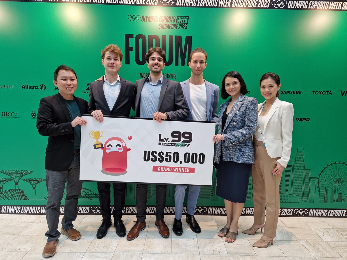 Project99Games's tweet image. After some impressive pitches at the Olympic Esports Week in Singapore, we are thrilled to announce the grand winner of Lv. 99 Game Jam 2023: &quot;Nasal Nomads: Sniffer&apos;s Delight&quot; by Stedtos, Jad the Berry, and Wognum! Congratulations to our winning team!

#lv99gamejam #gamedev