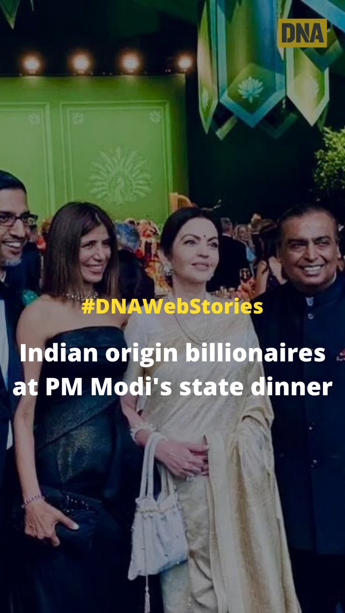 #DNAWebStories | Indian origin billionaires at #PMModi's state dinner in US

Take a look: dnaindia.com/web-stories/bu…

#PMModiUSVisit