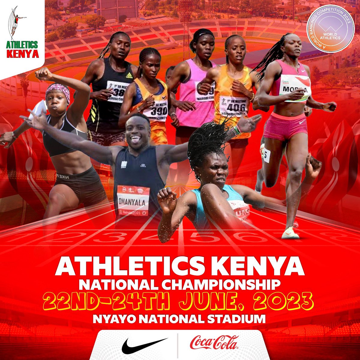 Day 2. #AKNationalChampionship it is getting 🔥🔥, into more semis today. Thrilling moment is 10,000M   Finals both Men & Women that will take place today. 

Cc @athletics_kenya @KorirOfficial