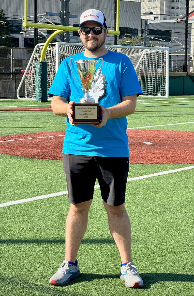 a_benware's tweet photo. Congratulations @NU_Business on becoming the first Intercollege Kickball Champions! @Northeastern https://t.co/bsGvfggHs8