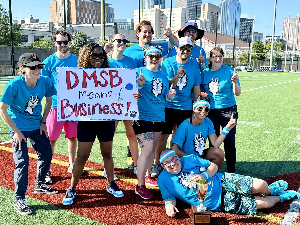a_benware's tweet photo. Congratulations @NU_Business on becoming the first Intercollege Kickball Champions! @Northeastern https://t.co/bsGvfggHs8