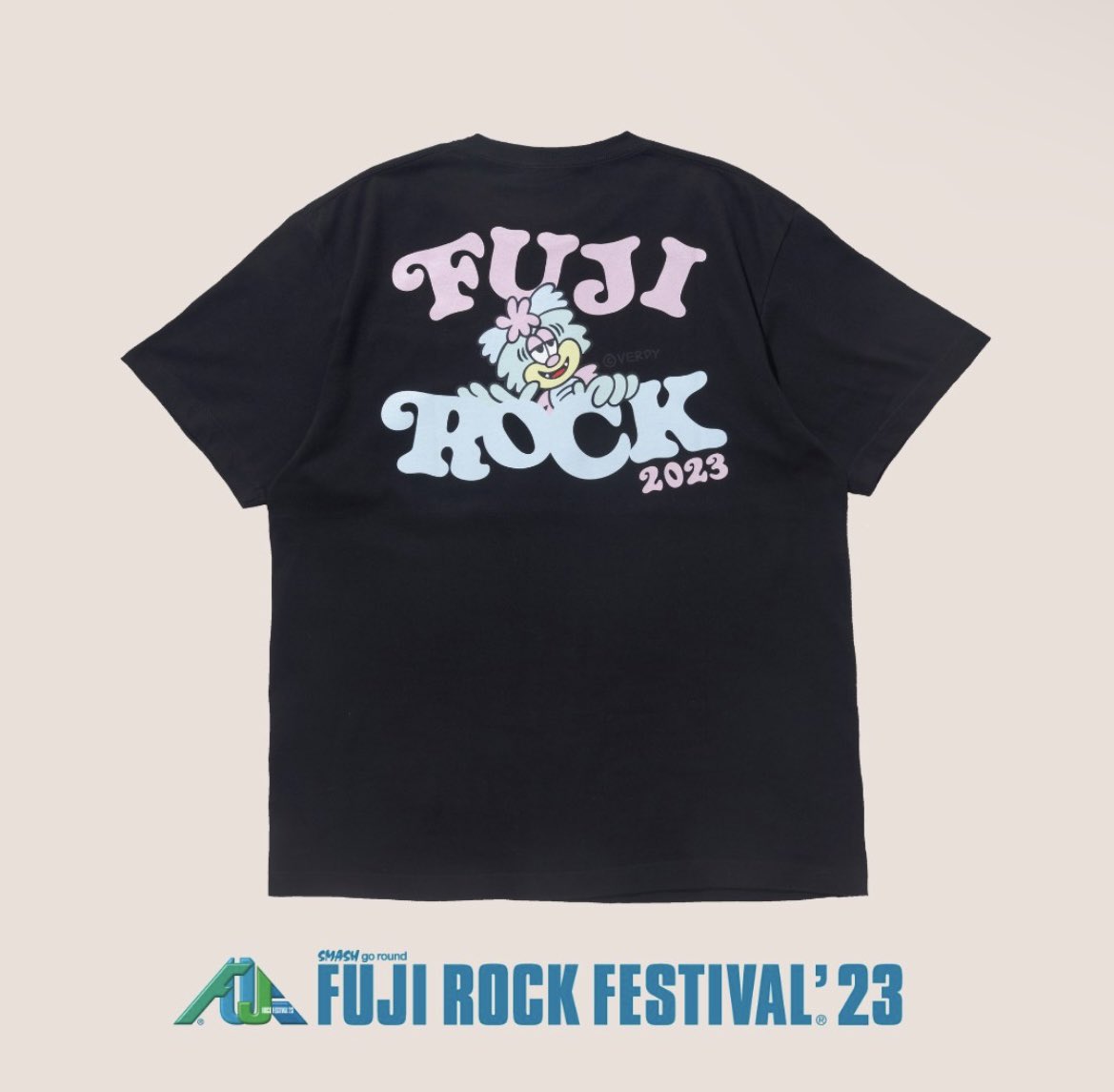 FUJI ROCK FESTIVAL 2023 × VERDY スペシャルコラボTシャツが国内6月23