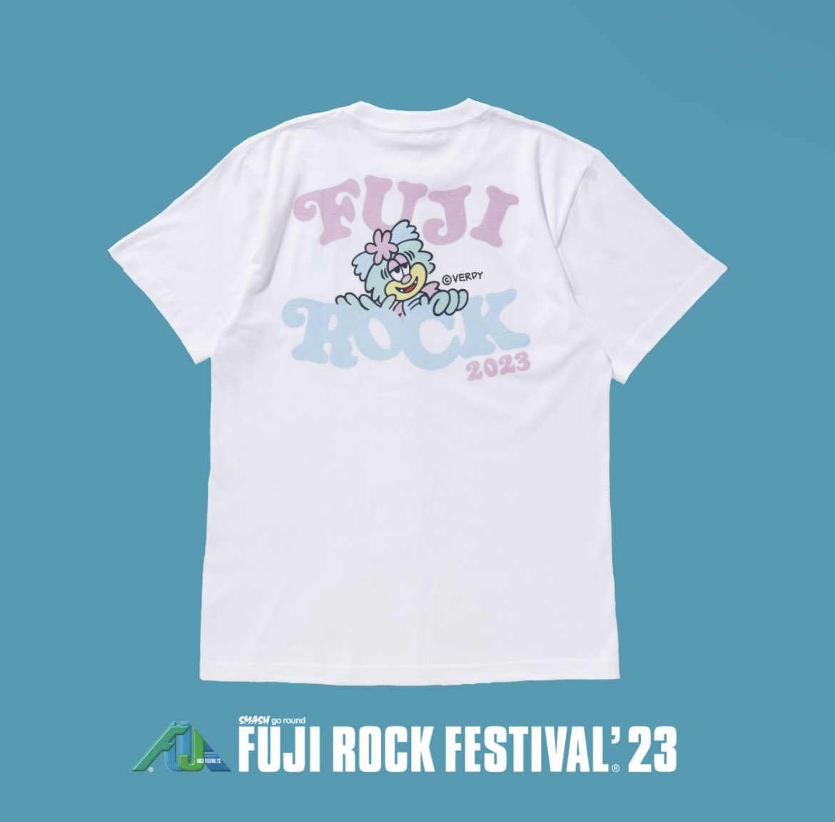 FUJI ROCK FESTIVAL 2023 × VERDY スペシャルコラボTシャツが国内6月23