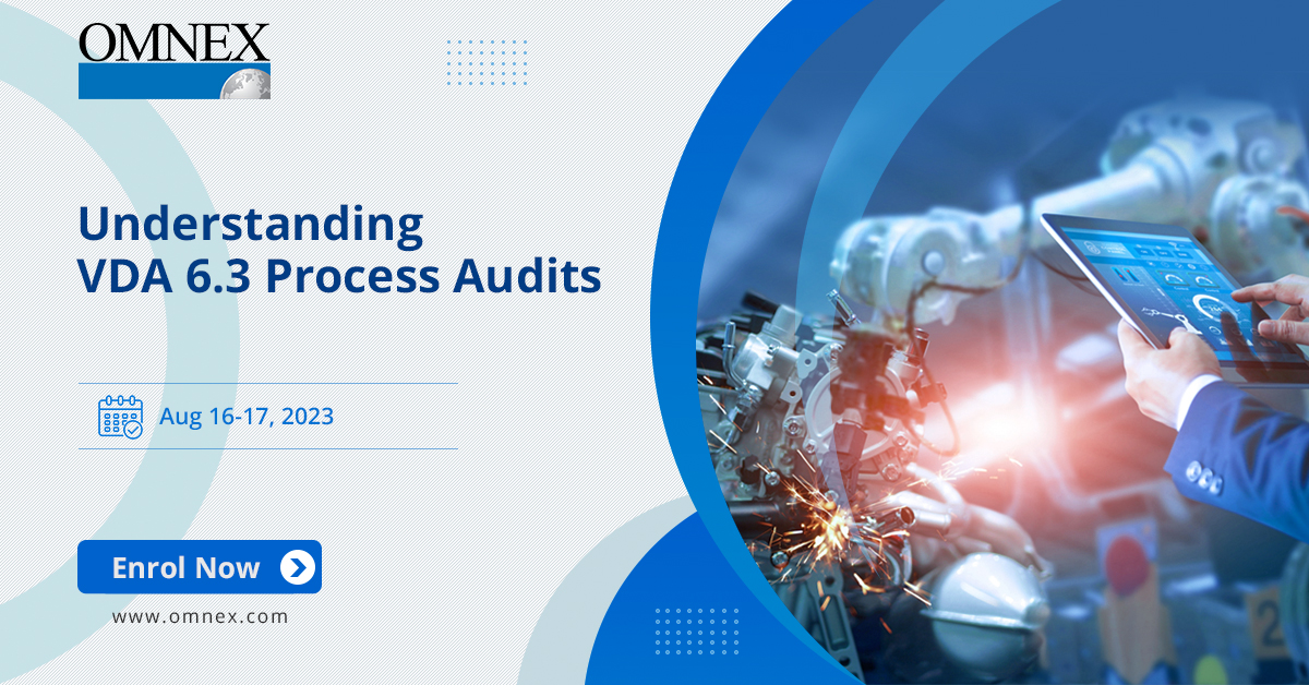 omnexindia's tweet image. &quot;𝐔𝐧𝐝𝐞𝐫𝐬𝐭𝐚𝐧𝐝𝐢𝐧𝐠 𝐕𝐃𝐀 𝟔.𝟑 𝐏𝐫𝐨𝐜𝐞𝐬𝐬 𝐀𝐮𝐝𝐢𝐭𝐬&quot;
Date: Aug 16-17, 2023
Enroll Now: hubs.li/Q01VqFhK0

#VDA #ProcessAudits #QualityManagement #AutomotiveIndustry #SupplierAudits #ISO9001 #ContinuousImprovement #QualityAssurance #Compliance #Auditor