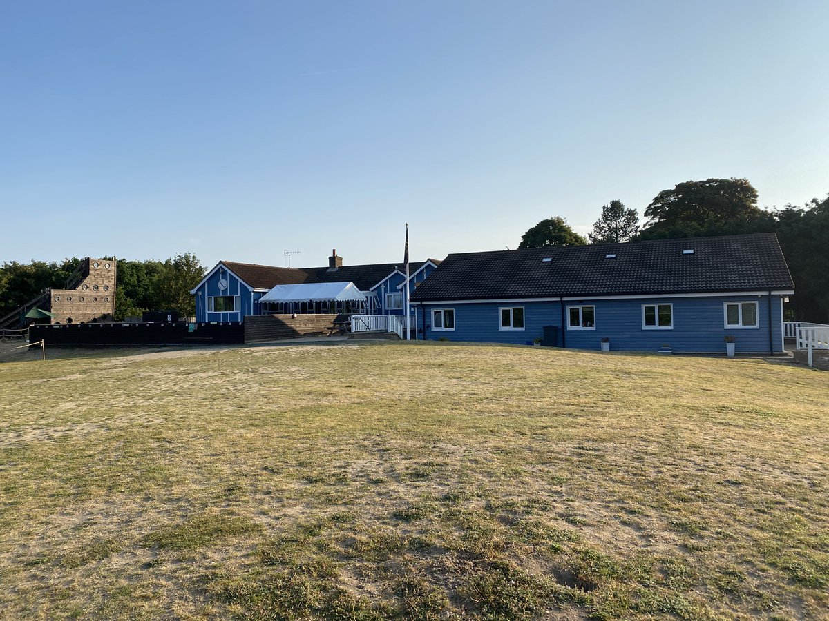 Another sunny start to the day for year 6 at Hilltop. People are beginning to stir and get ready for the final morning of activities.