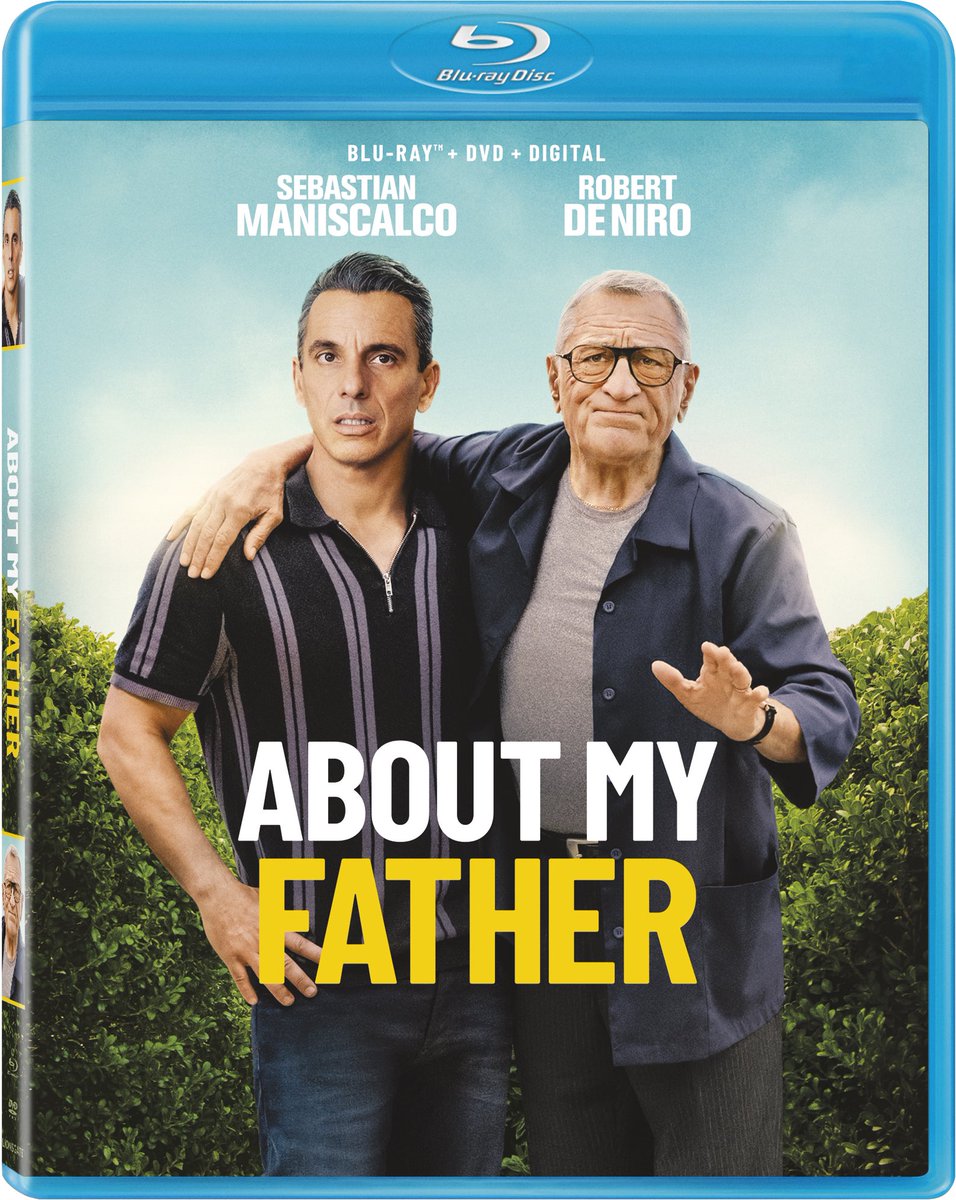 Lionsgate announces About My Father on Blu-ray and DVD. 

#AboutMyFather #SebastianManiscalco #RobertDeNiro #LeslieBibb #KimCattrall #AndersHolm #BrettDier #DavidRasche #Lionsgate

hollywoodmatrimony.com/about-my-fathe…