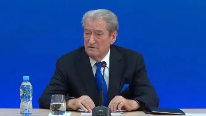 imanshrf1's tweet photo. 9 continued: Sali Berisha called upon the United Nations and the United States Congress to investigate the incident.  Other politicians such as: Fatmir Mediu, Ferdinand Gjavraj, Elir Meta, etc. also released statements in support of the MEK. https://t.co/PyZbSWL2Mv
