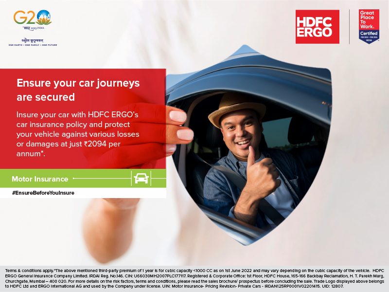 gurejja's tweet photo. Protect your vehicle against various losses with HDFC ERGO's motor insurance at just ₹2094 per annum.
#EnsureBeforeYouInsure https://t.co/v8cMNc9WLP https://t.co/63GIRLVJ4b