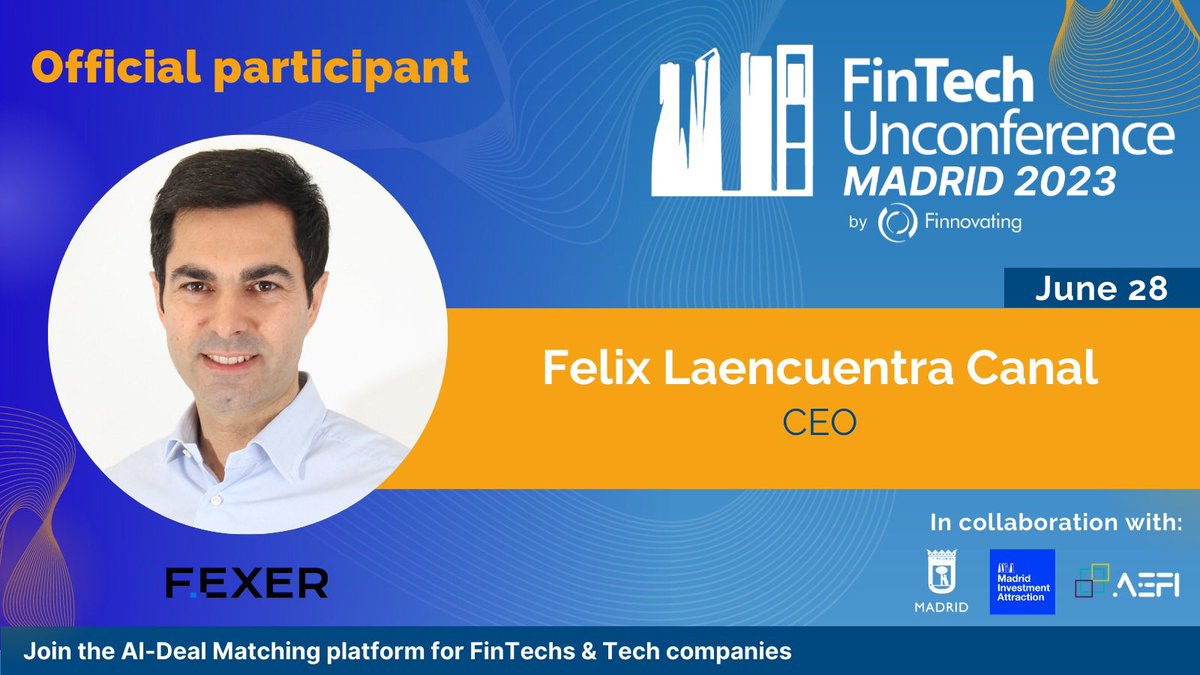 We are thrilled to announce that we will join the <a href="/FinnovatingHub/">Finnovating</a> #FintechUnconference, an annual assembly that brings together the top innovative game-changers from European #Fintech startups, scale-ups, and established corporations within the Financial industry.