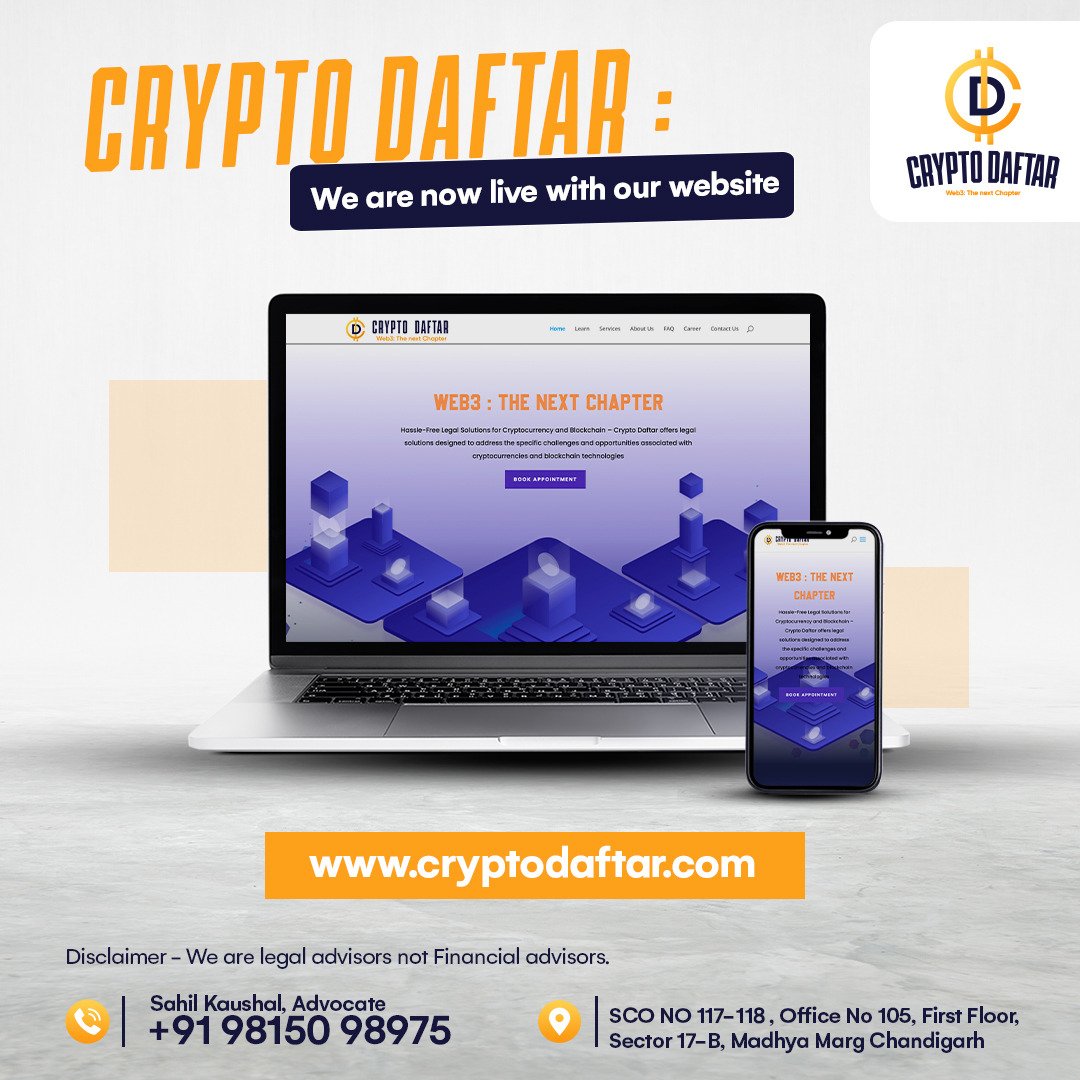 Cryptodaftar's tweet photo. Crypto Daftar: Unlock the World of Cryptocurrency, Now Online !!✨

🌐 Website - https://t.co/LKboGwxGEu

Get Expert Consultation - 📞 +9198150-98975

#CryptoDaftar #Blockchain #Cryptocurrency #LegalAdvice #AnalysisReports #ProjectCreation #ScamsAwareness https://t.co/MSnKthX1sT