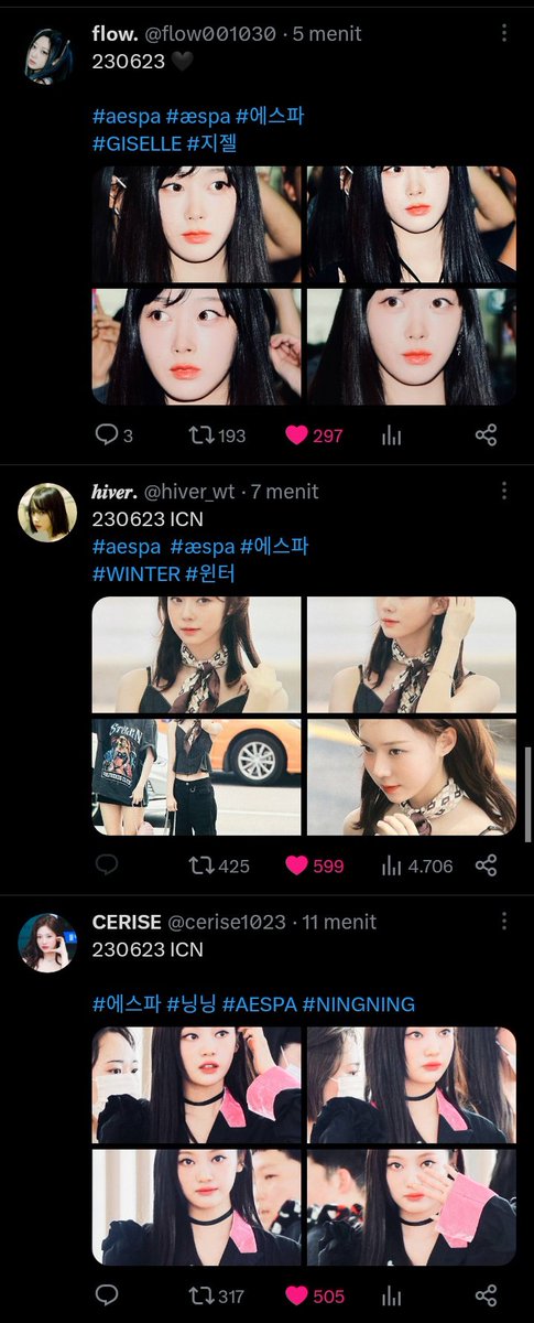 aespafess_'s tweet photo. /AE/ ada yang tau ngga fansite Karina yang seangkatan sama mereka 😭😭😭, pls pls tolong yang tauuu https://t.co/sBERYW7Qui