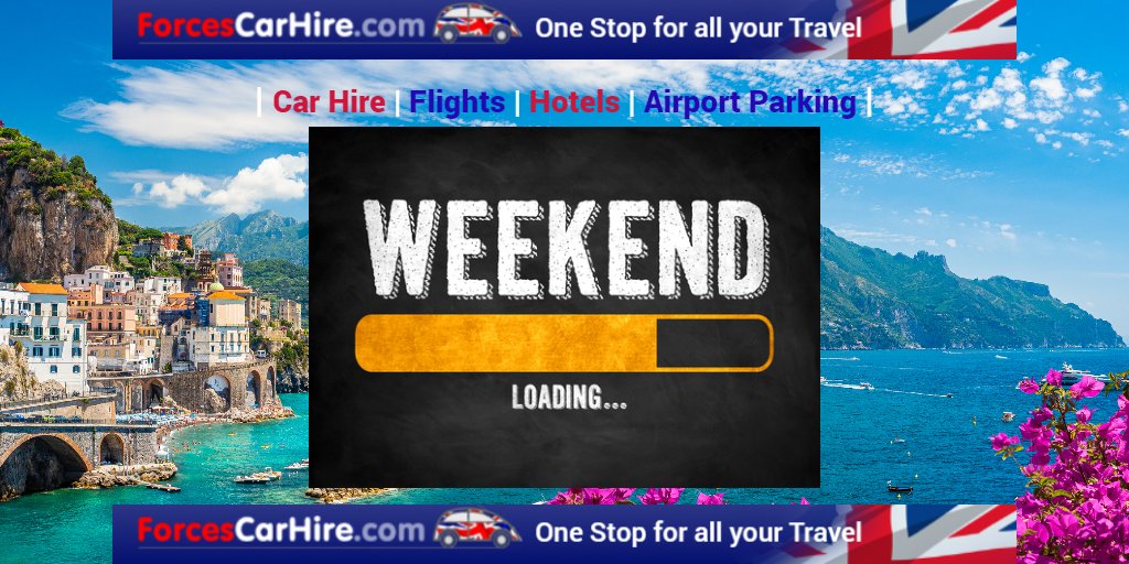 😀 #FridayMotivation😀
The Weekend is loading ...
🚘 #CarHire
✈️ #Flights
🛏️ #Hotels
🅿️ #UKAirportParking
Supporting @SSAFA & @Blesma
🖱️ FORCESCARHIRE.COM
One Stop for all your Travel
🇬🇧 #veteranowned 🇬🇧 
#ff #travel #carrentals #holidaycarhire #forcescarhire #MHHSBD