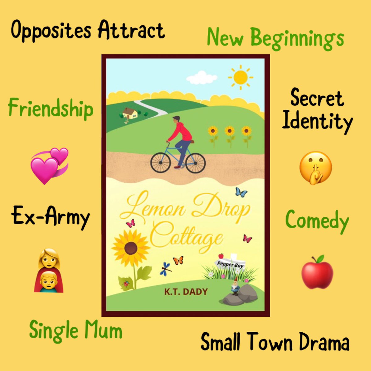 📖 Have some uplifting, feel-good fiction as your weekend read. 99p ebook.

📍 mybook.to/LemonDropCotta… 

#smalltownromance #womensfiction #bestseller #isleofwight #newbeginnings #BookTwitter
