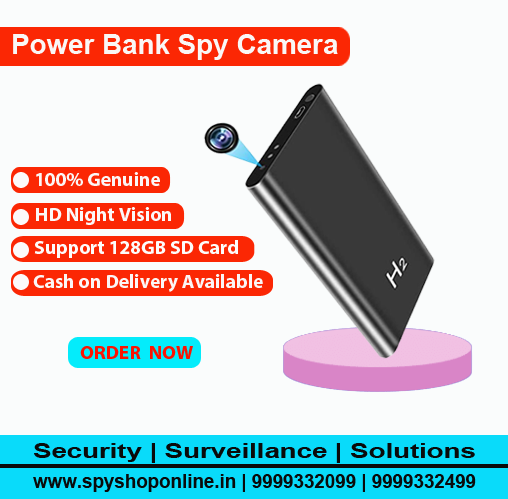 Portable Power Bank Spy Camera Audio Video Recording Support 128 GB SD Card Night Vision Motion Detection with Cash on Delivery Available. 

For any query:
Call us at 9999332499 | 9999332099
or visit us at: spyshoponline.in

#powerbank #camera #wireless #mini #hidden