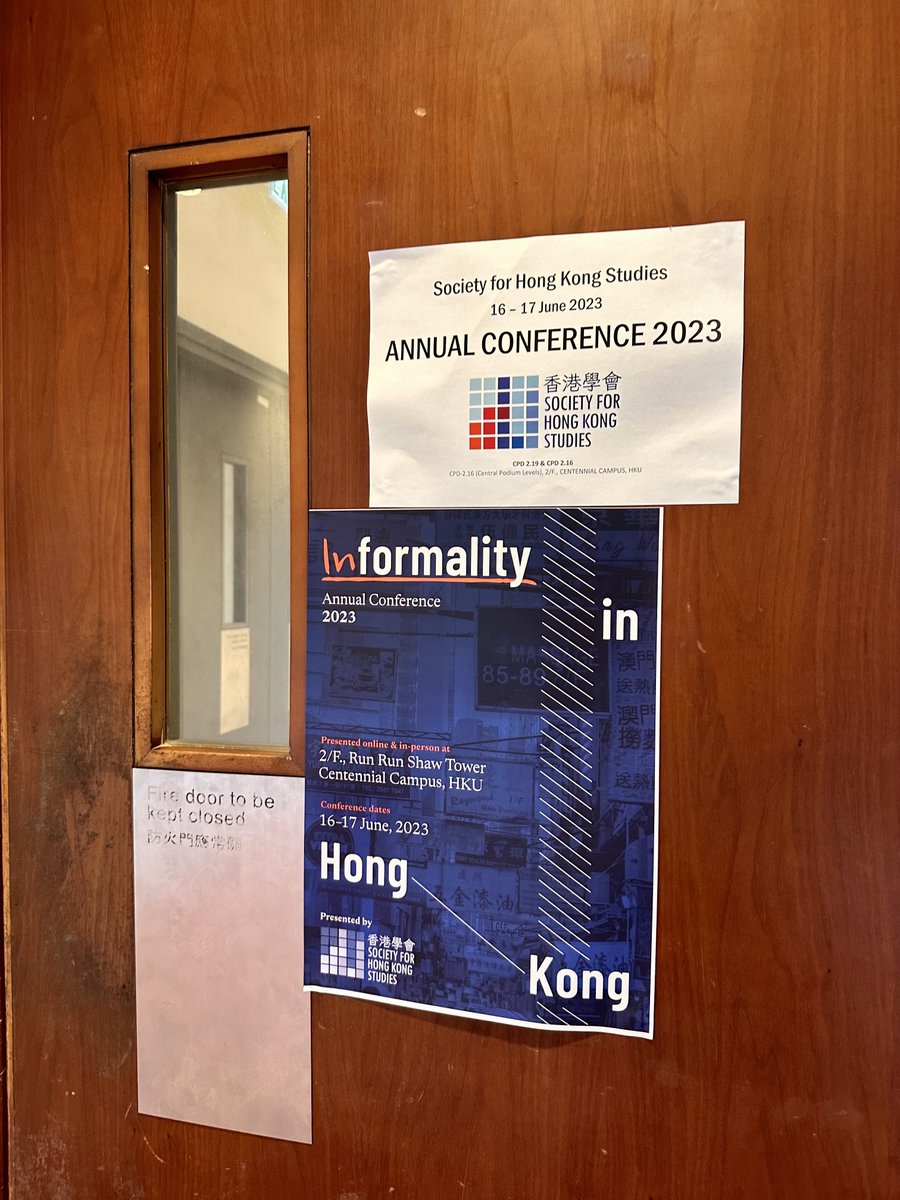 SocHKStudies's tweet photo. Thank you to everyone who made the @SocHKStudies  Annual Conference 2023 a huge success!   

With 190+ participants in-person and virtually. This was our first in-person conference in a while, and we're grateful for your support. Looking  forward to the next one!
#informalityinHK https://t.co/c8i9xosTDZ