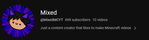 Ok bro who wants to be my 700th sub at youtube.com/@MixedMCYT