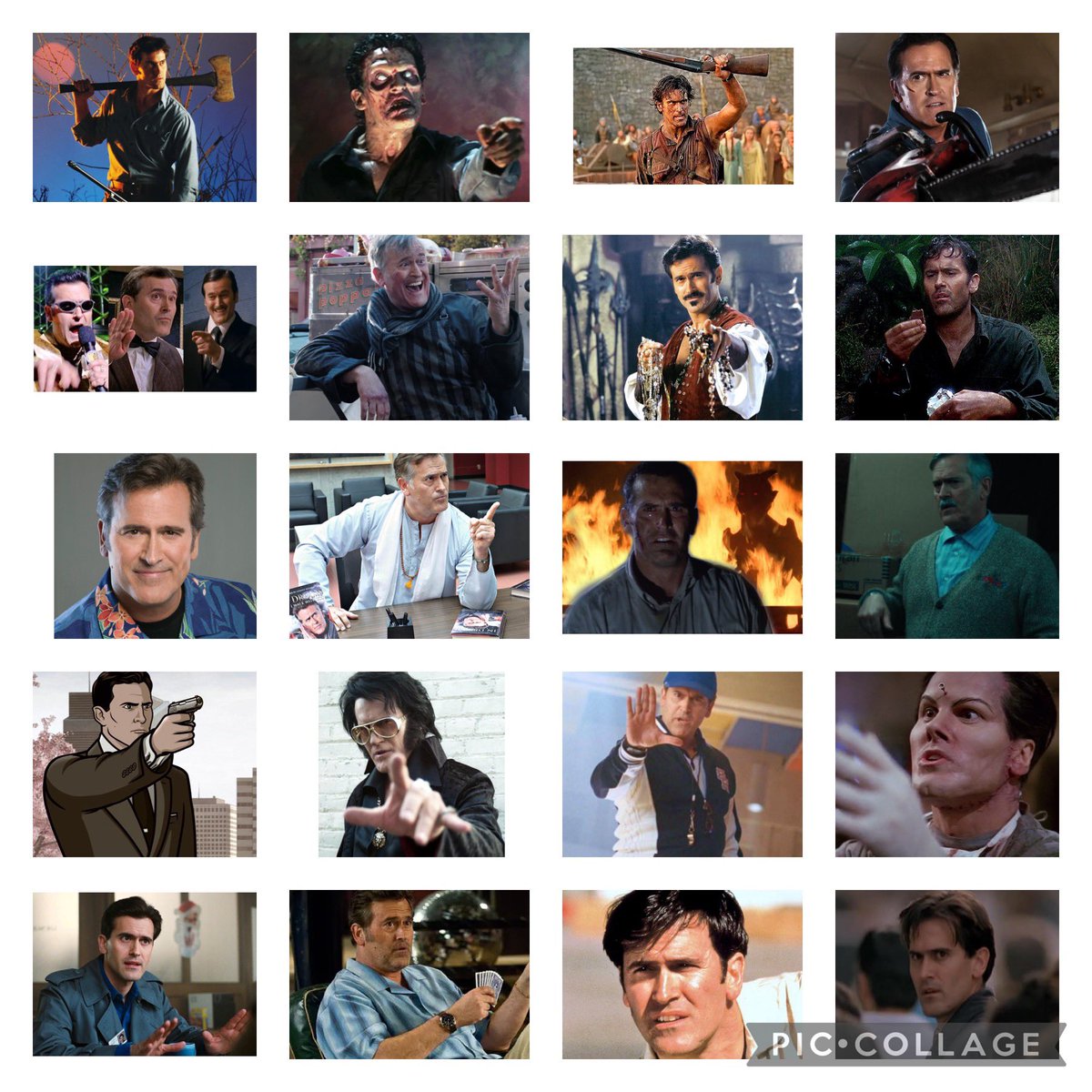 Happy birthday to Bruce Campbell 😍🥳 #BruceCampbell #HappyBirthdayBruceCampbell #TheEvilDead #EvilDead2 #ArmyOfDarkness #AshvsTheEvilDead #BurnNotice #SpiderMan #SpiderMan2 #SpiderMan3 #MultiversusOfMadness #BubbaHoTep #ManiacCop #SkyHigh #MyNameIsBruce #TheLoveBug #TheXFiles