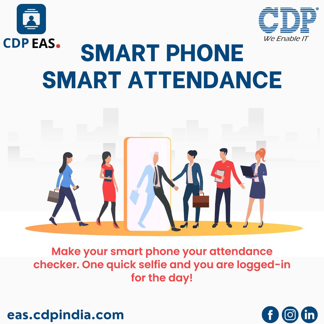CDP_India's tweet photo. Effortless attendance made possible! Experience the power of EAS App, where your smartphone becomes your attendance checker. Seamlessly log in with a selfie and dive into your work. 📷📷

Get Started For FREE
https://t.co/zjPb9YD21i

#EASApp #SmartAttendance #WorkSmart https://t.co/CjLYPxwrl7