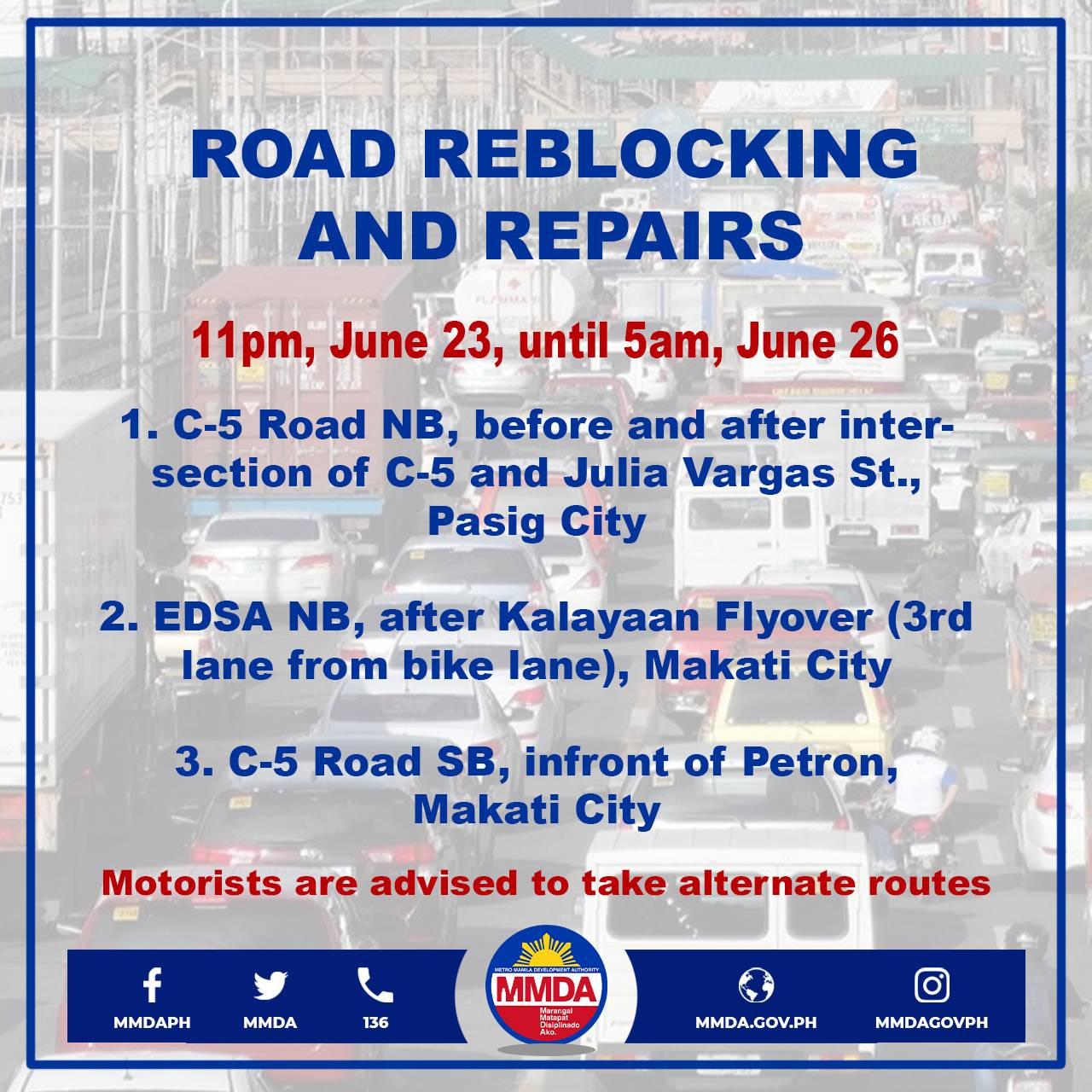 Official MMDA on Twitter: