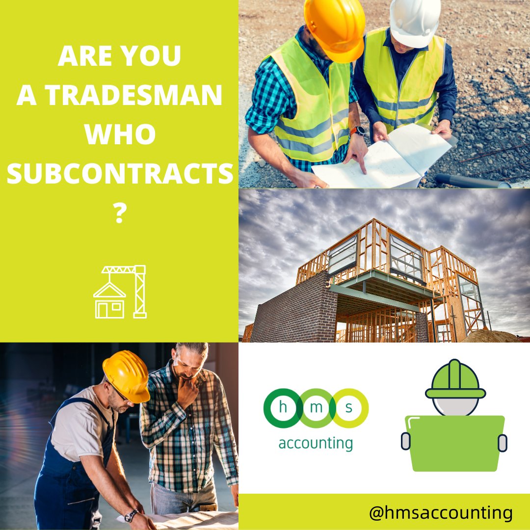 If you work in the construction industry and use sub-contractors you must comply with the rules of the Construction Industry Scheme.

To be sure your compliant, get in touch.

hmsaccounting.co.uk/contact