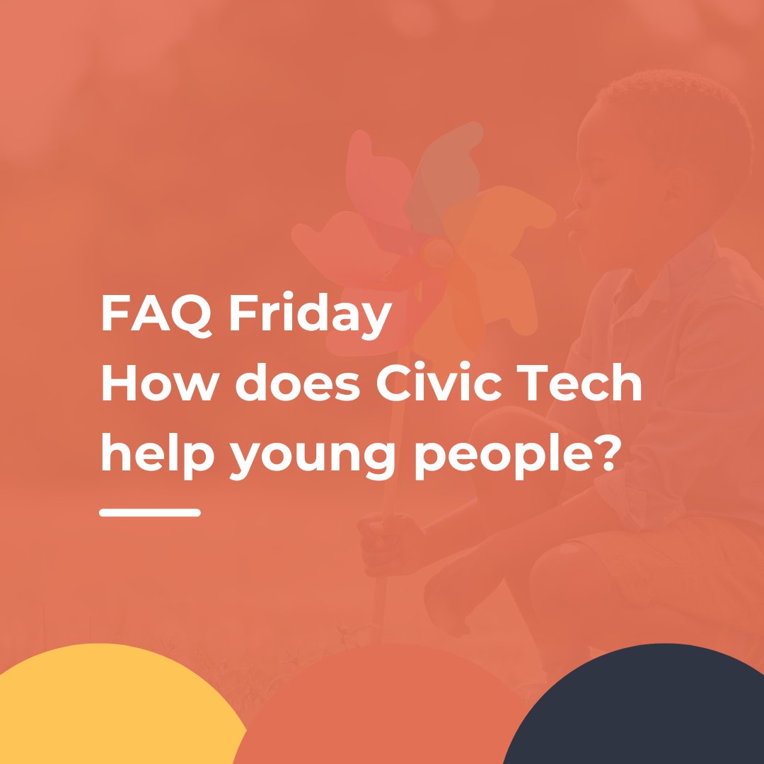 opencitieslabza's tweet photo. FAQ Friday - how does Civic Tech help young people?
By leveraging the power of technology, civic tech empowers young people to participate, engage, and make a meaningful impact in their communities and societies.
#CivicTech #EzokophathwaKwemiphakathi #YouthAndCivicTech #Intsha https://t.co/a2w0ZnsHEn