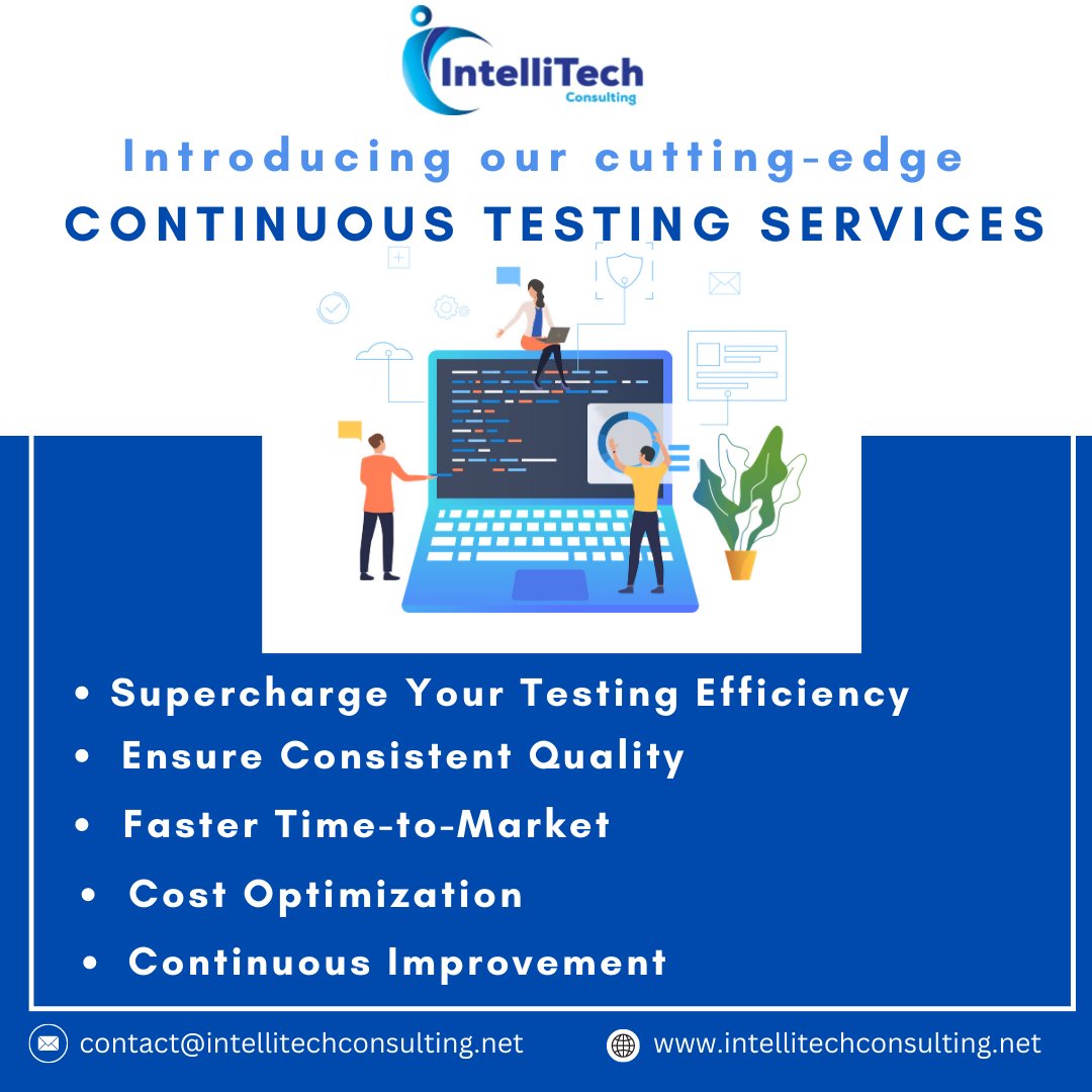 If you are looking to enhance the quality of your software while accelerating time-to-market? Here we are! Don't miss out on unlocking the power of #ContinuousTesting Services! Reach out to us today to achieve new levels of #softwareexcellence
bit.ly/3WOIlNK
#Automation