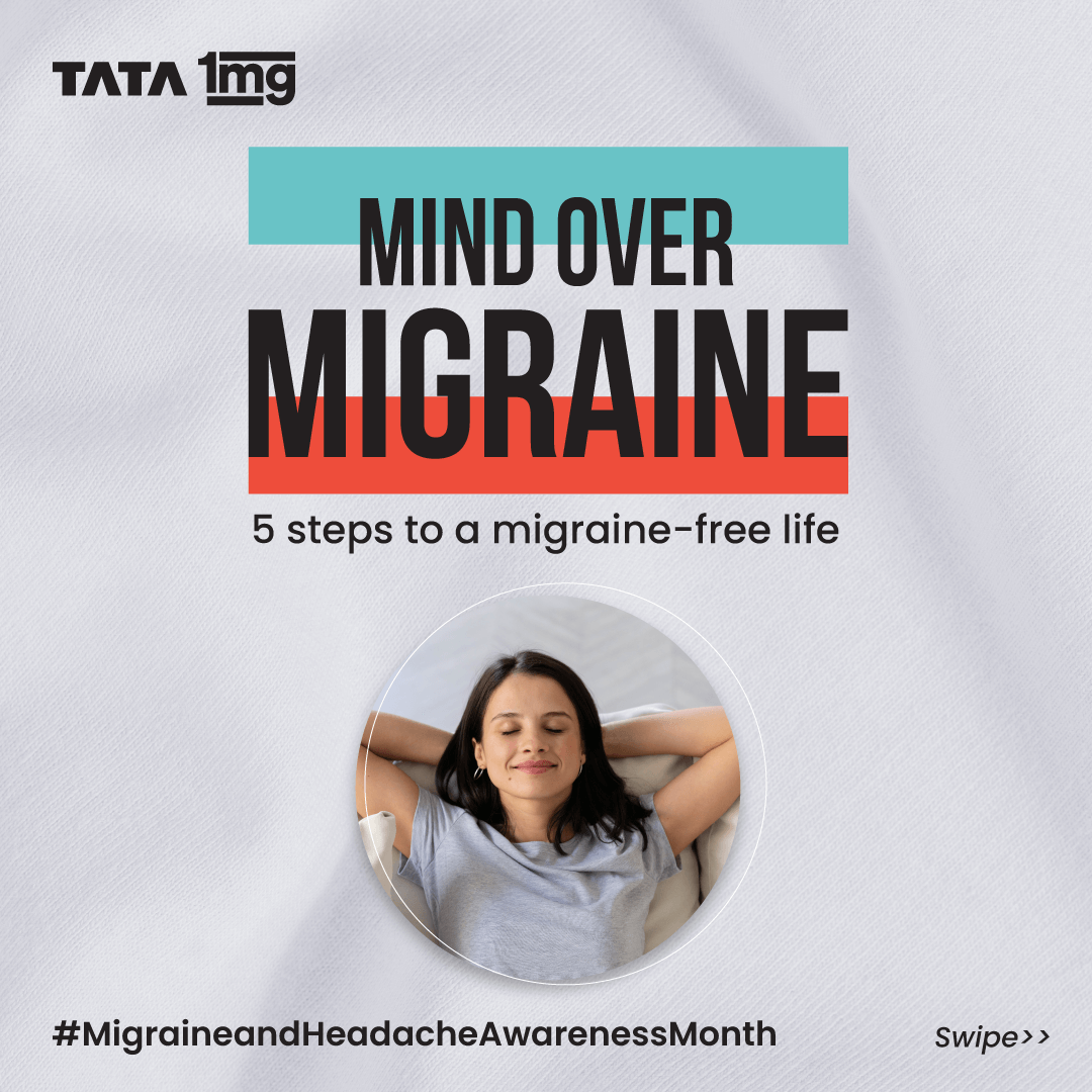 1mgOfficial's tweet photo. Did you know that women are three times more likely to experience migraines than men?
This Migraine & Headache Awareness Month, let's spread awareness, understand, and adapt these measures for a migraine-free life.
#BetterMigraineCare #UnderstandingMigraine #Migrain #Tata1mg https://t.co/ZfA8KeSXKX