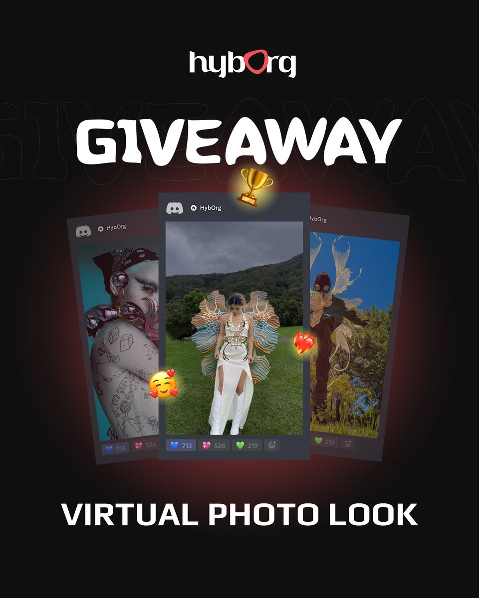 🚨 WEEKLY #GIVEAWAY ALERT! 
Exclusively for community members! 

We will randomly select three winners on Discord and apply your favorite virtual wearable to your photo for free. 🔥
 Join us on Discord
discord.gg/9ERerstxmC and WIN! 
#digitalfashion #nftwearable