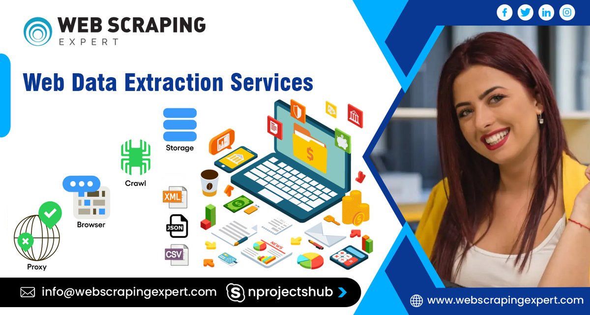 webscrapingexpe's tweet image. Looking for top-notch #WebDataExtraction services? Look no further! 💻💪 WebScrapingExpert is your go-to solution for extracting valuable data from websites. 🌐🔍🚀📊 #DataMining #WebScraping
info@webscrapingexpert.com