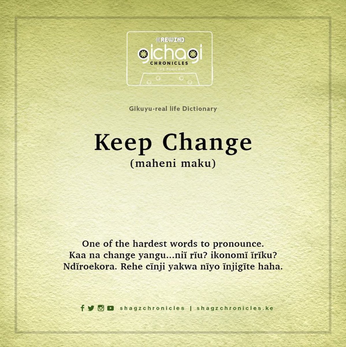 Keep change?? #keepchange #hardwords #economy #mahenimaku #kikuyuductionary #shagzchronciles #moneymatters #Naivasha