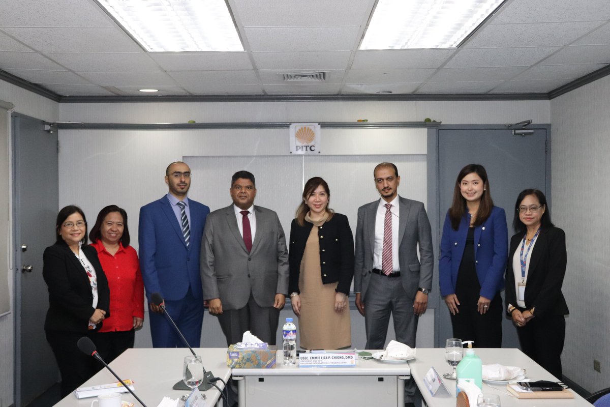 The PITC Team, led by President and CEO Usec. Emmie Liza Perez-Chiong, DMD, had a productive meeting with the delegation from the Kingdom of Saudi Arabia.

Read more: tinyurl.com/2uen2mfz