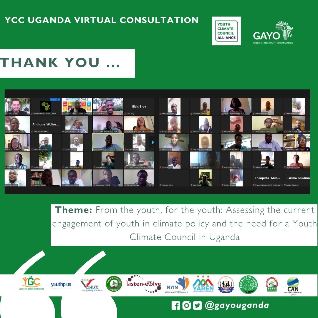 Green Africa Youth Organization (GAYO Uganda) tweet media