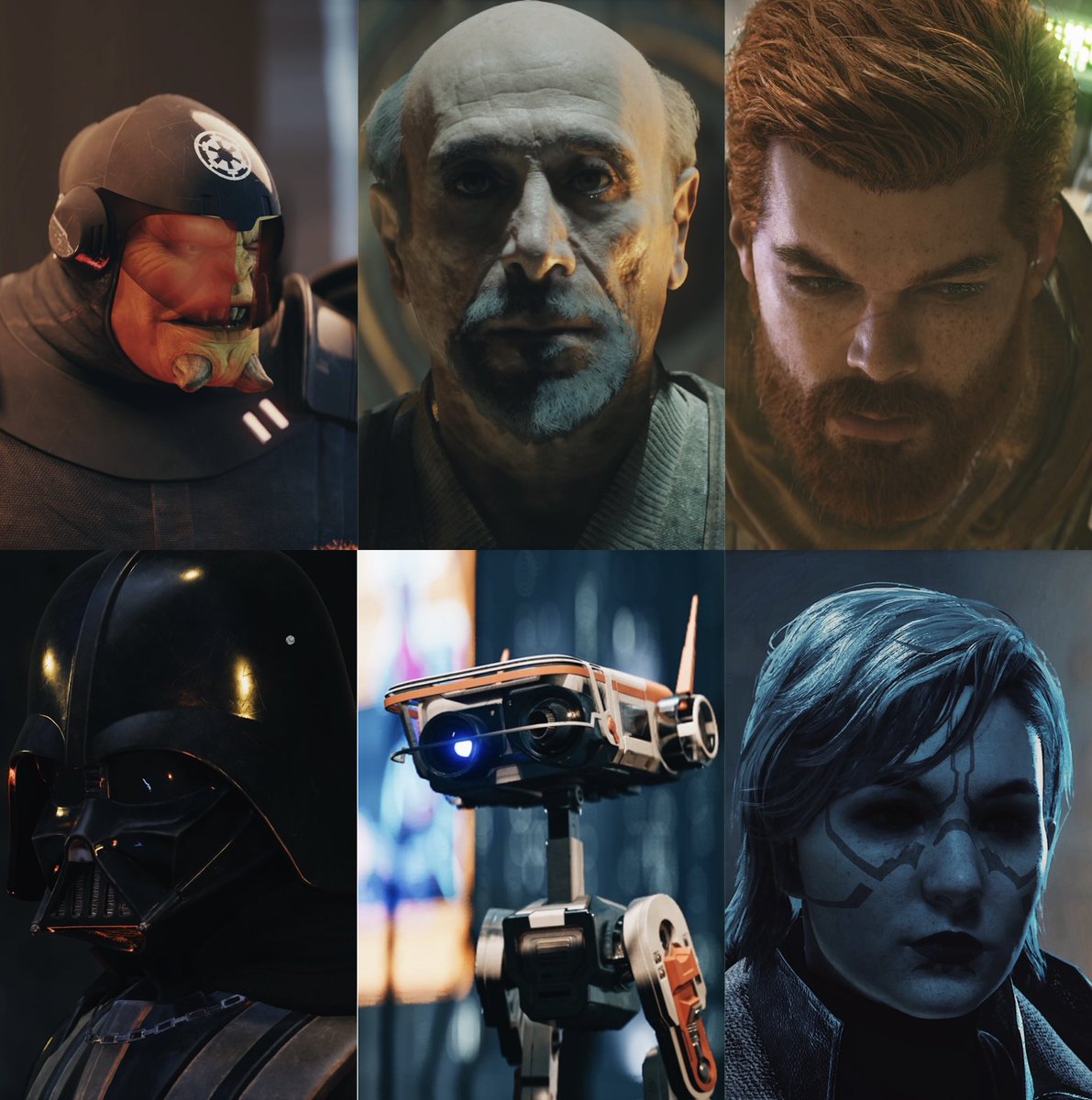 Quick collage of some of my favorite shots from Jedi Survivor 📸

#VirtualPhotography #SWJSPhotoMode #UnrealEngine #STARWARSJediSurvivor #VGPNetwork #ThePhotoMode #VPRT