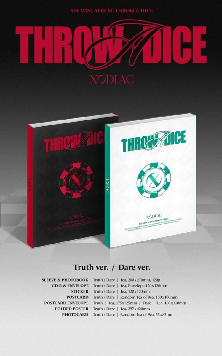 pipitkookiesoo's tweet photo. WTS ALBUM XODIAC 
Album Xodiac Throw A Dice SEALED rd kr 
Price 155k/ea bersih ina 
DP : 100k/ea
Avail 
Truth (hitam)✅️✅️✅️✅️✅️✅️
Dare (putih)✅️✅️✅️✅️✅️
Go line :https://t.co/eQ4s1NGPdD
Dom serang banten

Wts xodiac ina xodiac album https://t.co/po1GQe3wU2